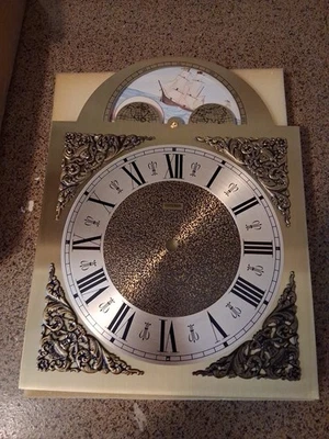 Emperor AUTHENTIC GRANDFATHER CLOCK FACE PLATE  - Image 1 of 3