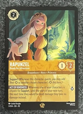 Disney Lorcana Rapunzel Ready for Adventure 3/204 Whispers in the Well Legendary - Image 1 of 2