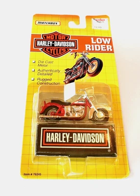 ✅  Matchbox Motorcycles * HARLEY DAVIDSON LOW RIDER 1200 von 1992 in OVP * MOC - Bild 1 von 4