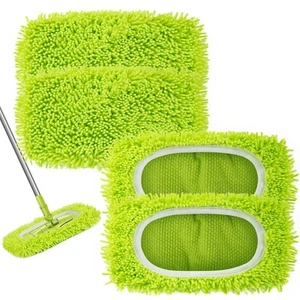Reusable Dry Sweeping Cloths Microfiber Wet Mop Pads Compatible with Swiffer ... - Picture 1 of 7