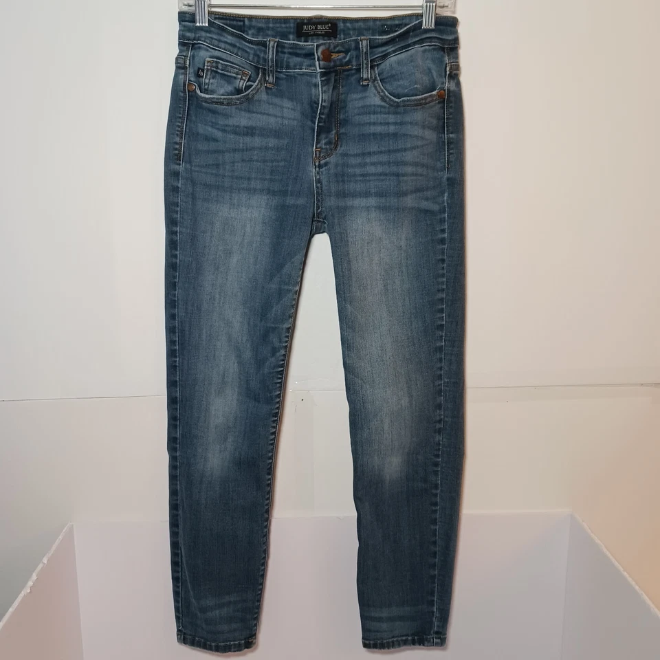 Jeans Judy Blue Angie Cómodos Chic Relajados Talla 9/29 Azul Crop Denim 82102 Foto 1 de 4