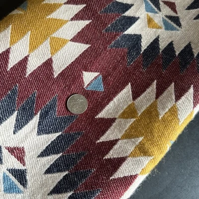 Funda de Almohada Ikea Fransine Suroeste Azteca Acento Decoración Lana 20x20 Foto 1 de 4