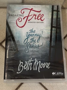 Breaking Free Bible Study DVD x5 The Journey Stories Beth Moore Updated Edition - Picture 1 of 2