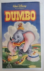 Walt Disney Classics - Dumbo VHS Video Tape Rated G Vintage Classic. - Picture 1 of 8
