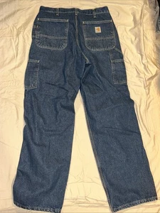 Carhartt Jeans Flame Resistant Cat 2 Herren 33/32 Blau Denim Carpenter 🚀💯 - Bild 1 von 12