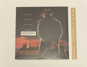 Vintage 1993 Unforgiven Laserdisc Widescreen Edition Clint Eastwood New Sealed. - Picture 1 of 6