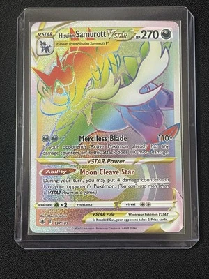 Hisuian Samurott VSTAR (Secret) 197/189 Swsh10: Astral Radiance Holo - Image 1 of 2