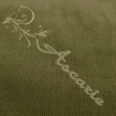 Green Fine Babycord Corduroy Needlecord Cotton Fabric 56" Dress Coats Trs - Image 1 of 2