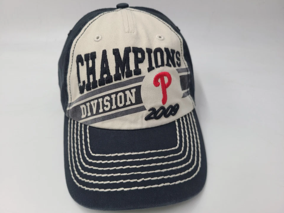 Philadelphia Phillies 2009 Division Champions 47 Brand Twins Strapback Hat Cap - Image 1 of 4