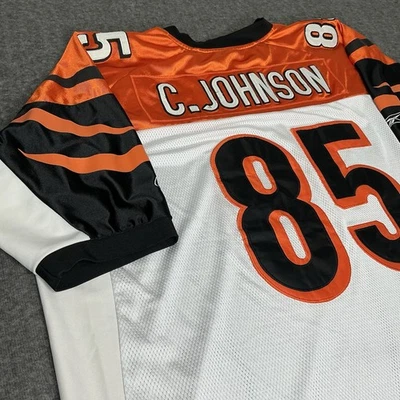Camiseta deportiva de colección Y2K Reebok NFL Chad Johnson Ochocinco Cincinnati Bengals para hombre 60 Foto 1 de 4