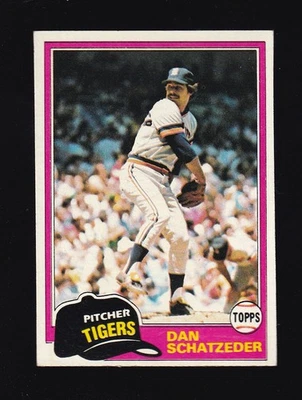 1981 Topps Dan Schatzeder #417 Detroit Tigers - Image 1 of 2