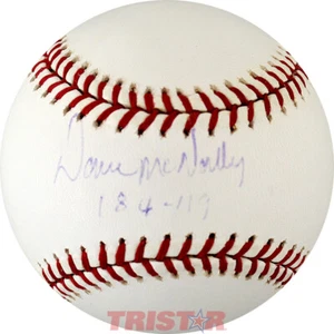 Béisbol de la Liga Americana autografiado firmado por Dave McNally inscrito 184-119 PSA - Imagen 1 de 2
