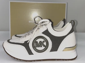MICHAEL KORS Size 9.5 Women's Shoes Sneaker Green JENKINS Knit Slip On NEW $225 - Picture 1 of 9