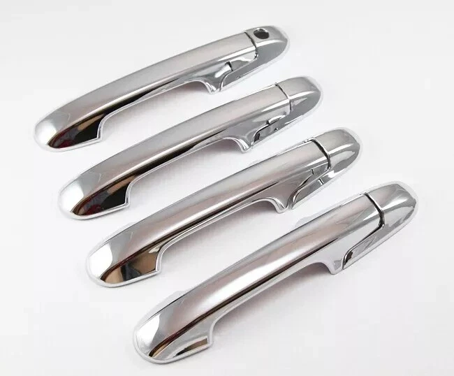 Capas de alça cromadas para sedã Honda Accord 4 portas 2003 2004 2005 2006 2007 - Imagem 1 de 4