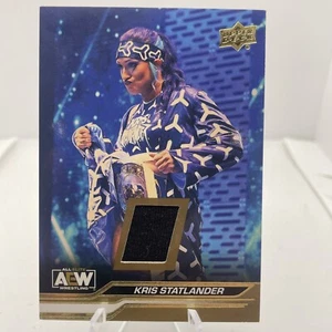 2024 AEW Upper Deck Kris Statlander GOLD Memorabilia Patch - Picture 1 of 2