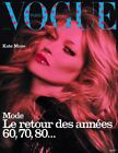 Paris VOGUE sierpień 2019 Cover Inez i Vinoodh Model Kate Moss c'est Cool!!!