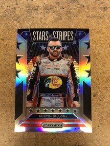 2020 Prizm Racing Stars and Stripes Silver Austin Dillon #SS9