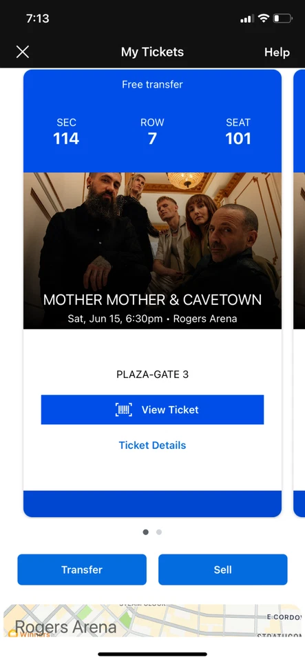 Mother Mother & Cavetown Concert Tickets Sat June 15, Two Tickets Vancouver, Ca - Image 1 of 2