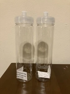 Pair Water bottles Clear - Picture 1 of 2
