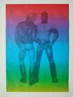 Tom Of Finland In Neon Glow, Collage, Man Gay Male