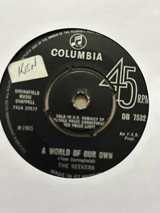 THE SEEKERS, A WORLD OF OUR OWN, COLUMBIA RECORDS 1965 - Picture 1 of 4