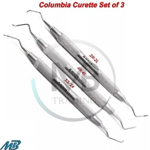 Dental  Hygienist Subgingival University Curettes Columbia Tartar Remover Tools - Picture 1 of 5