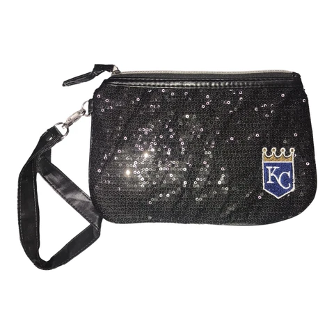 MLB Officially Licensed Black Sequin Wristlet Clutch Cover