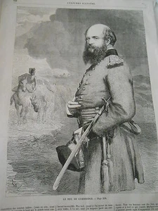 Radierung 1861 - Der Herzog von Cambridge - Bild 1 von 1