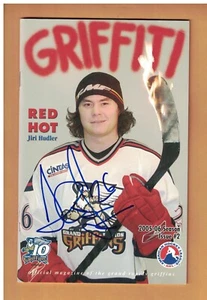 Jiri Hudler GRAND RAPIDS GRIFFINS AUTOGRAPHED GRIFFITI PROGRAM SIGNED - Picture 1 of 1