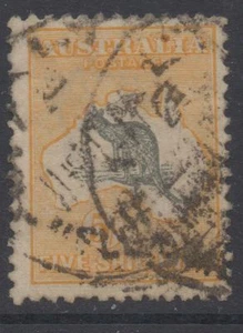 *Australia #54 Used, FVF Wmk10, Heavy Cxl - Picture 1 of 2