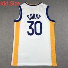 3 Colors Kid Size Golden States Curry 30# Basketball Jersey All Stitched Youth