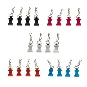 4Pcs For RC 1:10 1:8 TRX4 SCX10 Tracked Vehicles Body Shell Clip Pin - Picture 1 of 12