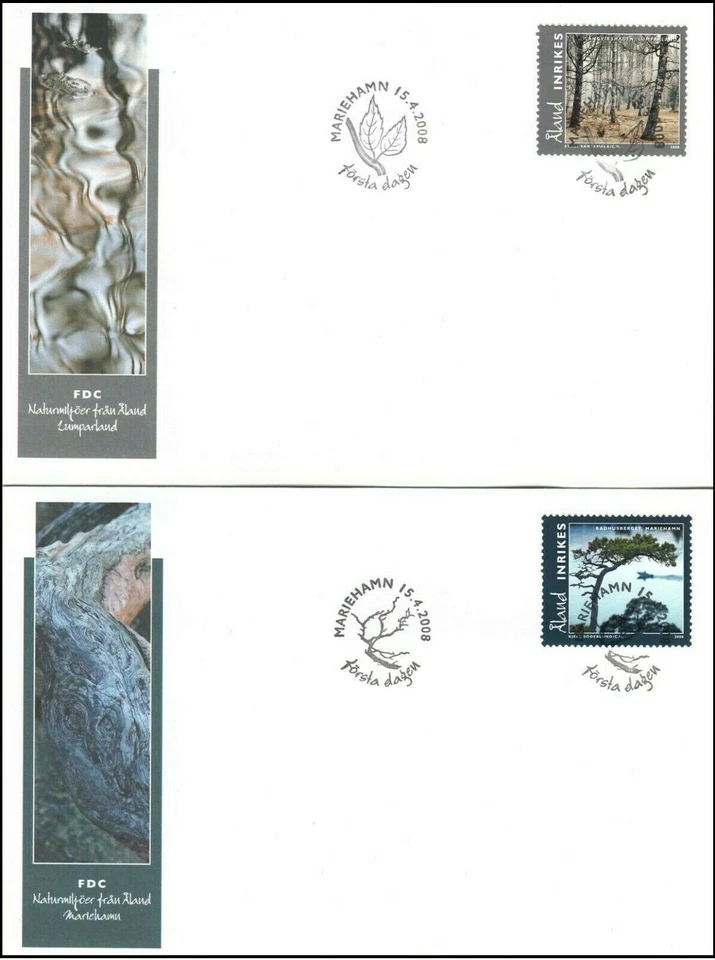 Nature Lumpardland Marienhamn Landscape Europe Aland Island Finland 2 FDC 2008 - Image 1 of 1