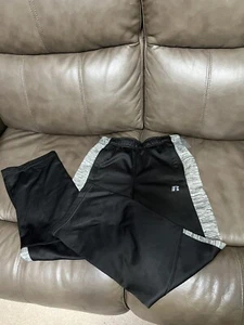 Boys Black And Gray Russell Sweat Pants Size Large 10-12 Thermic power - Picture 1 of 2