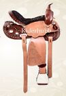 Premium Leather Western Horse Saddle With Free Tack Size 13" to 16" Inch