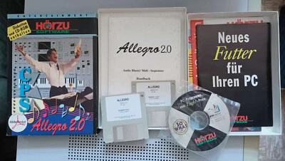 🎹 Allegro 2.0, MIDI - Sequencer Software für DOS PC 🎹 - Bild 1 von 3