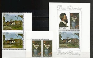 1980 SOUTH AFRICA PIETER WENNING CAPE TOWN COUPLES SC.532-3 + SHEET MNH** - Picture 1 of 2