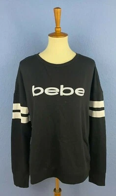 Sudadera negra con logotipo de Sherpa Bebe para mujer talla XL - Foto 1 de 4