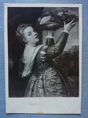 alte Ansichtskarte Postkarte AK Tiziano Vecellio Tizians Tochter Lavina Berlin - Bild 1 von 2