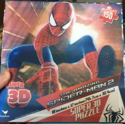 The Amazing Spiderman 2 Movie Super 3D Puzzle 150 Pieces Kids Boys Girls NEW - Image 1 of 3