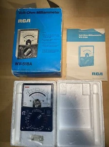 RCA WV-518A Volt-Ohm-Milliammeter w/ Box & Manual - NO LEADS - Bild 1 von 8