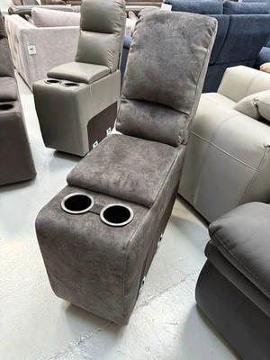 DFS Declan Console Unit In Mayson Grey Fabric - Image 1 of 4