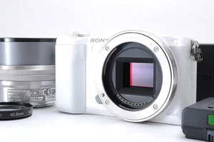 Sony Alpha A5100 24.3MP White 16-50mm 35 Languages Shutter Count:3022 [Near MINT - Picture 1 of 23