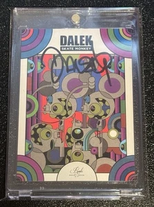 House Of Roulx Collective Dalek Skate Monkey Trading Card Signed #61/99 Rare - Picture 1 of 5