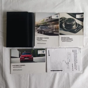 BMW 3 SERIES SALOON OWNERS MANUAL RADIO HANDBOOK DRIVER GUIDE & WALLET 2012-2016 - Picture 1 of 5