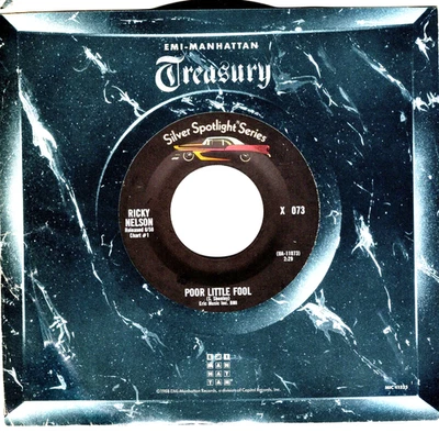 Ricky Nelson:  Poor Little Fool / My Bucket's Got A Hole In It .. 45 RPM 9565 Foto 1 de 3