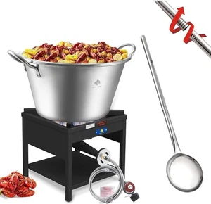 ARC 69QT  Stainless Steel Mexican Cazo，200,000BTU Propane Burner36" Large Spoon - Picture 1 of 8