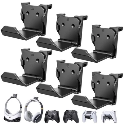 HOLLABUDZ Controller Wall Mount For Ps5/ps4/xbox/switch Controller Adhesive Ps5 Headset Ho