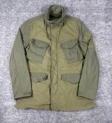 rag & bone Field Jacket Mens M Army Green Utility Chore Pockets Hooded M65 USA - Image 1 of 4