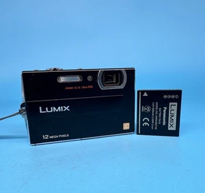 Panasonic LUMIX DMC-FP8 12.1MP Digital Camera, Black - Tested - Picture 1 of 10
